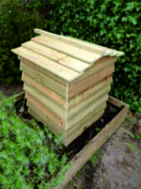 Compostbak - huisjesvorm