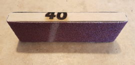 Schuurblok met topkwaliteit schuurpapier P40