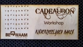 BeQwaam Cadeaubon van Hout