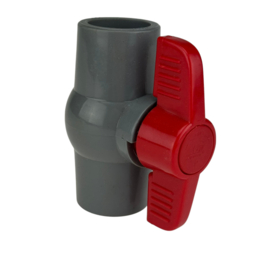 Vanne à boisseau sphérique PVC 32 mm gris (Sani-Reducer)