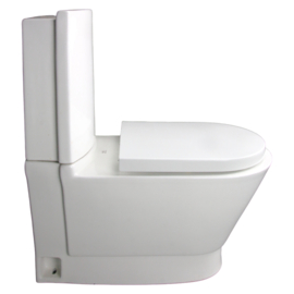White Floor-Standing Toilet Ceramic – Sleek Modern Design | HCG (C5518Q)