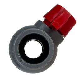 Vanne à boisseau sphérique PVC 32 mm gris (Sani-Reducer)