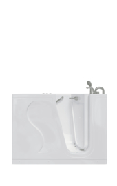 Senior Instapbad met lage instap Lucht- & Hydromassage