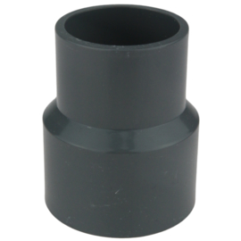 Verloopstuk 40 naar 32 mm pvc grijs