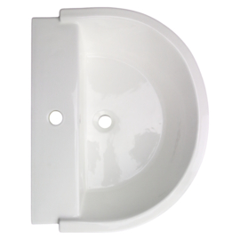 Lavabo rond/ovale (céramique blanche) HCG (CL-25)