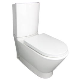 White Floor-Standing Toilet Ceramic – Sleek Modern Design | HCG (C5518Q)
