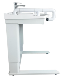 Lavabo para silla de ruedas ajustable eléctricamente en altura