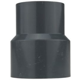 Verloopstuk 40 naar 32 mm pvc grijs