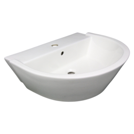 Lavabo rond/ovale (céramique blanche) HCG (CL-25)