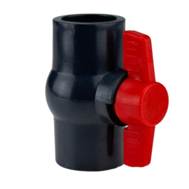 Vanne à boisseau sphérique en PVC noir 40 mm (Sani-Reducer)