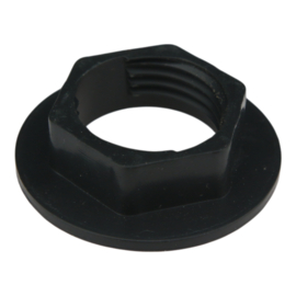 Écrou PVC pour électrovanne noir