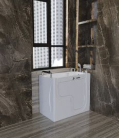 Senior Instapbad met deur Lucht- & Hydromassage
