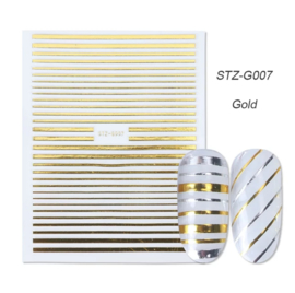 Sticker STZ-G007 goud