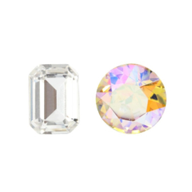 Aurora Step Cut Octagon A4610 Crystal Paradise Shine 6x4mm