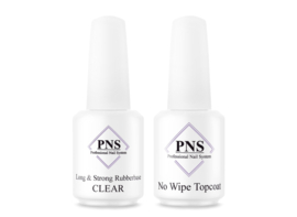 PNS Combi Deal  Long & Strong Clear + No Wipe Topcoat
