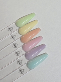 B Bottle Pastel Set van 6