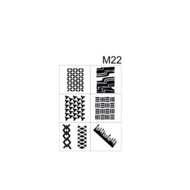 PNS Airbrush Stencil Sjablonen M22
