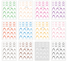 PNS Sticker Smile Line sd-1949 oranje/geel
