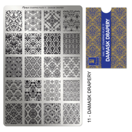 Moyra Stamping Plate 11 Damask Drapery