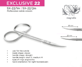 Staleks Exclusive Cuticle Scissor 22/2M