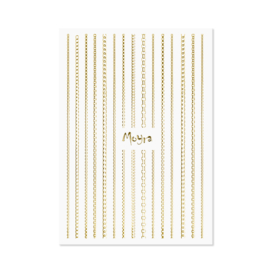 Moyra Nail Art Strips Chain No.01 Gold