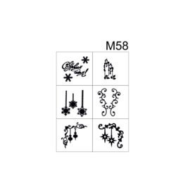 PNS Airbrush Stencil Sjablonen M58