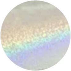 PNS Foil Glitter Transparant White 9