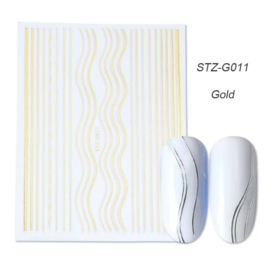 Sticker STZ-G011 goud