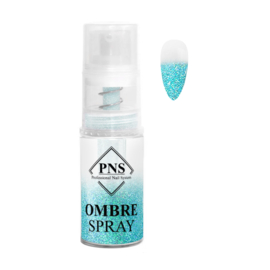 PNS Ombre Spray Glitter Turquoise 21
