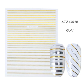 Sticker STZ-G010 goud