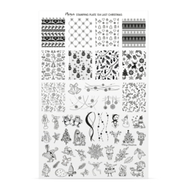 Moyra Stamping Plate 154 Last Christmas