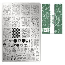 Moyra Stamping Plate 119 Scientist