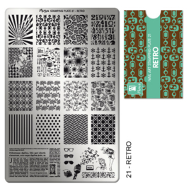 Moyra Stamping Plate 21 Retro