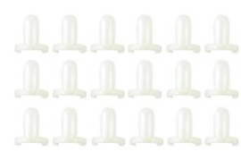 PNS 50 stuks bottle clips  CLEAR/Transparant