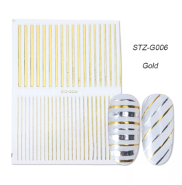 Sticker STZ-G006 goud