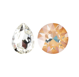 Aurora Drop A4320 Crystal Peach Delite 6x4mm