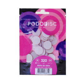 Staleks Refill Pads voor Pododisc 20mm PDFS-20-320 wit "foam"