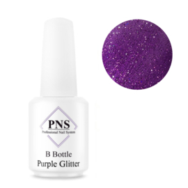 PNS B Bottle Purple Glitter