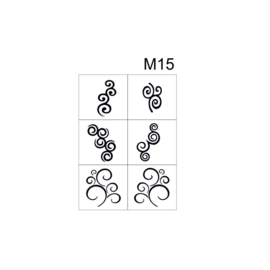 PNS Airbrush Stencil Sjablonen M15