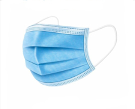 Facemask 50 stuks blauw