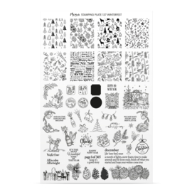 Moyra Stamping Plate 137 Winterfest