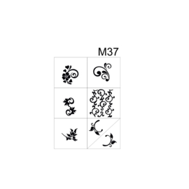 PNS Airbrush Stencil Sjablonen M37