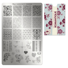 Moyra Stamping Plate 74 Romantique