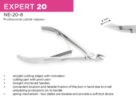 Staleks Expert Cuticle Nipper 20-8