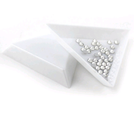 PNS Rhinestones Opvang Bakje 3hoek 2 stuks