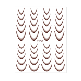 Moyra Watertransfer Sticker No. 09 Ombre Brown