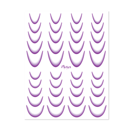 Moyra Watertransfer Sticker No. 07 Ombre Purple