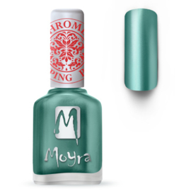 Moyra Stamping Nail Polish sp27 chrome green