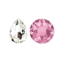 Aurora Drop A4320 Light Rose 6x4mm
