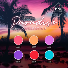 PNSgelpolish Paradise Collection 6021 tm 6026